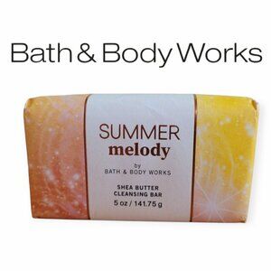 Bath & Body Works Summer Melody Shea Butter Cleansing Bar 5oz NWT Discontinued